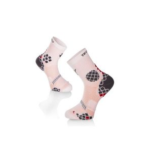 Skarpety uciskowe do sportu Skarpety uciskowe Biało-szare. Białe skarpetki TRY TO FLY, bez wzorów. W wyprzedaży za 67,34 zł.