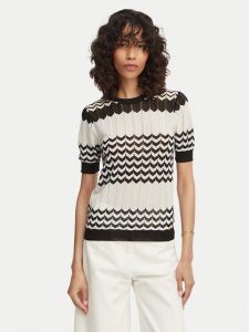 Artigli Sweter ACMA004828 Biały Regular Fit. Białe swetry klasyczne Artigli, m, z wiskozy, bez kołnierzyka. Za 239,99 zł.