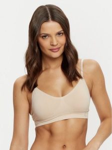 LAUREN RALPH LAUREN Biustonosz top 4L0079 Beżowy. Brązowe topy Lauren Ralph Lauren, l, bez wzorów, z syntetyku, bez kołnierzyka, bez ramiączek. Za 139,99 zł.