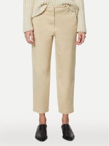 Marc O'Polo Chinosy 402 0018 10087 Beżowy Tapered Fit. Brązowe chinosy Marc O'Polo, bez wzorów, z bawełny. Za 299,99 zł.