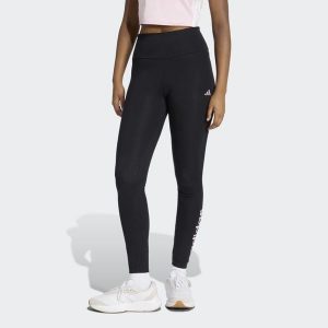 Second Life - Legginsy fitness damskie ADIDAS - Stan Doskonały. Czarne legginsy ADIDAS, bez wzorów, z bawełny. Za 84,99 zł.