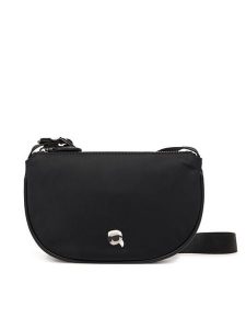 KARL LAGERFELD Torebka A3W32014 Czarny. Czarne listonoszki KARL LAGERFELD, bez wzorów, z materiału, bez dodatków. Za 449,99 zł.