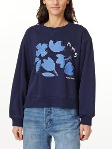 Scotch & Soda Bluza w kolorze granatowym rozmiar: M. Niebieskie bluzy Scotch & Soda, m, bez wzorów, z bawełny, bez kaptura. Za 202,03 zł.
