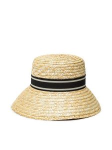 Jenny Fairy Kapelusz 4W3-003-SS23 Beżowy. Brązowe kapelusze Jenny Fairy, bez wzorów. Za 53,99 zł.