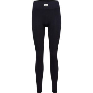 Damskie legginsy Hummel Pulse. Czarne legginsy Hummel, bez wzorów, z materiału. Za 196,00 zł.