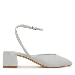 Czółenka Aldo. Niebieskie czółenka ALDO, bez wzorów, bez obcasa, bez zapięcia. Za 459,99 zł.