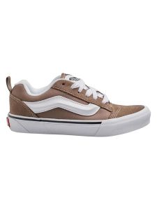 Vans Skórzane sneakersy "Knu Skool" w kolorze szarobrązowym rozmiar: 40,5. Brązowe trampki Vans, bez wzorów, bez zapięcia. Za 239,99 zł.
