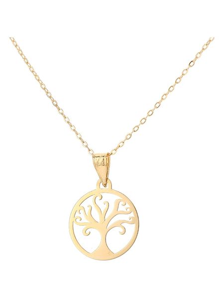 Revoni Złoty naszyjnik z zawieszką - dł. 42 cm rozmiar: onesize. Żółte naszyjniki Revoni, złote. Za 364,56 zł.