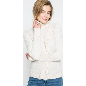 Only - Sweter Natali. Szare golfy marki ONLY, z dzianiny. W wyprzedaży za 69,90 zł.