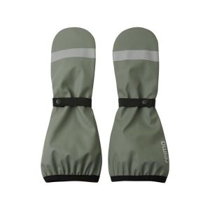 Rękawice przeciwdeszczowe Reima Puro. Zielone rękawiczki Reima, bez wzorów. Za 69,99 zł.