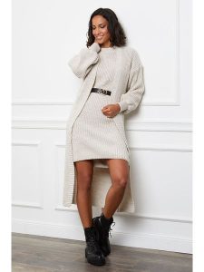 L'armoire de Suzette 2-częściowy zestaw w kolorze kremowym rozmiar: 36/38. Brązowe kardigany L'armoire de Suzette, ze splotem. Za 144,92 zł.