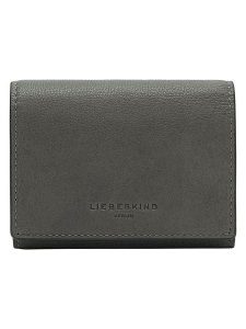Liebeskind Berlin Skórzany portfel "Louisa" w kolorze antracytowym - 11 x 8 x 2 cm rozmiar: onesize. Czarne portfele Liebeskind Berlin, bez wzorów, z materiału. Za 167,28 zł.