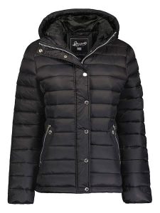 Geographical Norway Kurtka pikowana "Bubulle" w kolorze czarnym rozmiar: XXL. Czarne kurtki Geographical Norway, xxl, bez wzorów, bez kaptura. Za 136,13 zł.