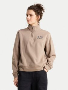 The North Face Bluza 1/4 Ski Embro NF0A8JAQ2H91 Beżowy Relaxed Fit. Brązowe bluzy The North Face, l, bez wzorów, z bawełny, bez kaptura. Za 296,99 zł.