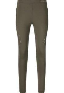 Damskie legginsy Endurance Lindysa. Zielone legginsy ENDURANCE, bez wzorów, z elastanu. Za 211,00 zł.
