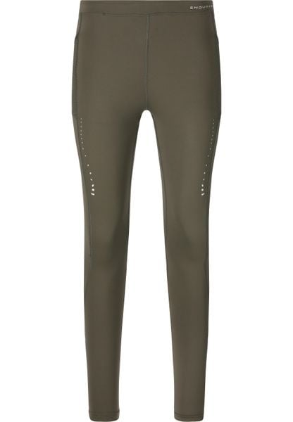 Damskie legginsy Endurance Lindysa. Zielone legginsy ENDURANCE, bez wzorów, z elastanu. Za 211,00 zł.