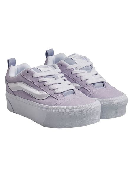 Vans Skórzane sneakersy "Knu Stack" w kolorze lawendowym rozmiar: 39. Różowe trampki Vans, bez wzorów, bez zapięcia. Za 179,64 zł.