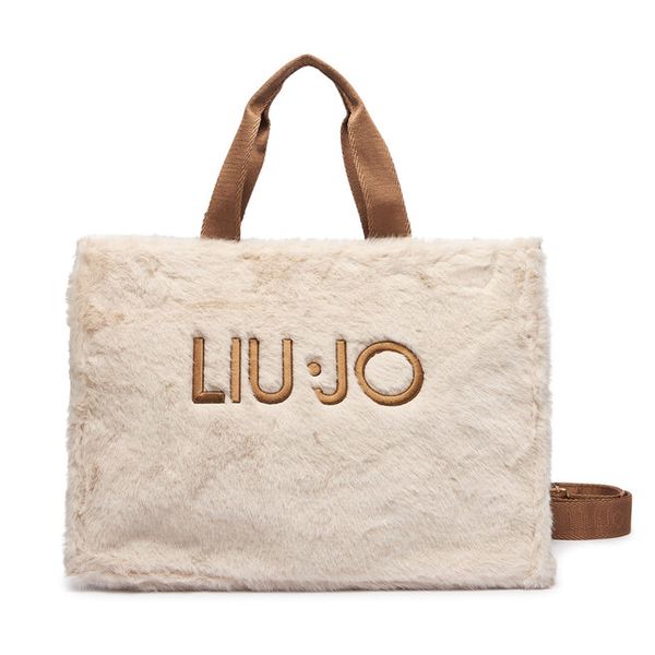 Torebka Liu Jo. Brązowe shopper bag Liu Jo, bez wzorów, bez dodatków. Za 469,99 zł.