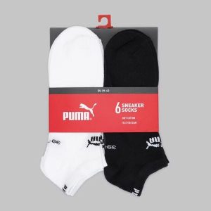 Puma Skarpety Elements Sneaker 6-Pack 93899904. Białe skarpetki Puma, bez wzorów. Za 79,99 zł.