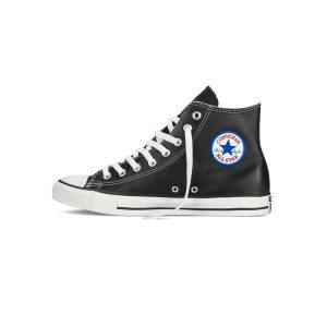 Trampki Converse Chuck Taylor HI Leather, Dla obu płci. Białe trampki Converse, bez wzorów, ze skóry, bez zapięcia. Za 348,99 zł.