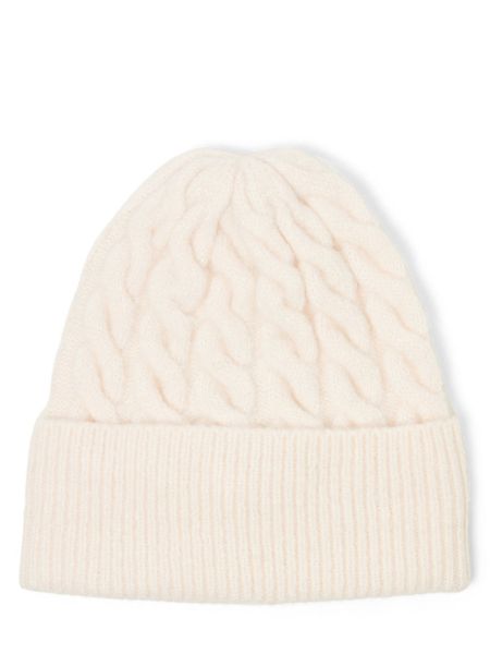 Marie Lund Czapka Kobiety Sztuczne włókno biały, ONE SIZE. Białe czapki Marie Lund, bez wzorów, z włókna, eleganckie. Za 149,95 zł.