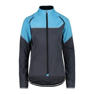 Kurtka damska z odpinanym rękawem CMP. Niebieskie kurtki CMP, bez wzorów, z softshellu, bez kaptura. Za 435,50 zł.