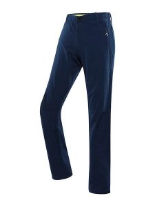 Alpine Pro Spodnie softshellowe "Hurfa" w kolorze granatowym rozmiar: 42. Niebieskie spodnie dresowe Alpine Pro, m, bez wzorów, z materiału, outdoorowe. Za 191,42 zł.