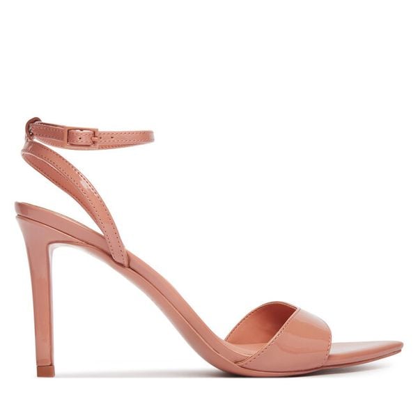 Sandały Aldo. Czerwone sandały ALDO, bez wzorów, bez obcasa, na szpilce, bez zapięcia. Za 359,99 zł.