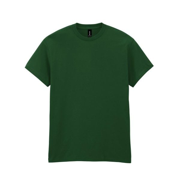 Ciężka Bawełniana Koszulka Unisex Dla Dorosłych. Czerwone bluzki GILDAN, xl, bez wzorów, z bawełny, sportowe, bez kołnierzyka, bez ramiączek. Za 39,99 zł.