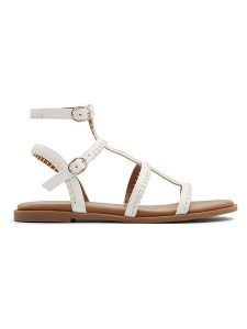 CALL IT SPRING Sandały w kolorze białym rozmiar: 37. Białe sandały Call it Spring, bez wzorów, z otwartym noskiem, bez obcasa, bez zapięcia. Za 113,99 zł.