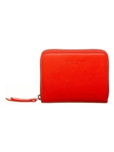 Liebeskind Berlin Skórzany portfel w kolorze pomarańczowym - 10 x 7 x 2 cm rozmiar: onesize. Pomarańczowe portfele Liebeskind Berlin, bez wzorów, z materiału. Za 161,34 zł.