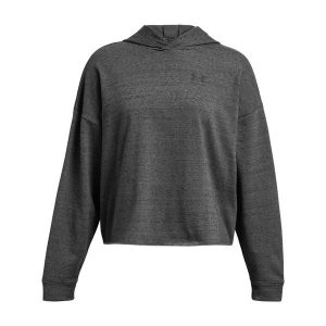 Bluza treningowa damska Under Armour Rival Terry OS Hoodie. Szare bluzy Under Armour, m, bez wzorów, bez kaptura. Za 189,99 zł.