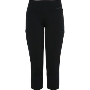 Nike Performance BASELINE Legginsy black. Czarne legginsy marki Nike Performance, z elastanu. W wyprzedaży za 174,30 zł.