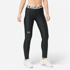 Legginsy fitness damskie HeatGear Authentics Under Armour. Legginsy NO BRAND, bez wzorów, z elastanu. Za 149,99 zł.