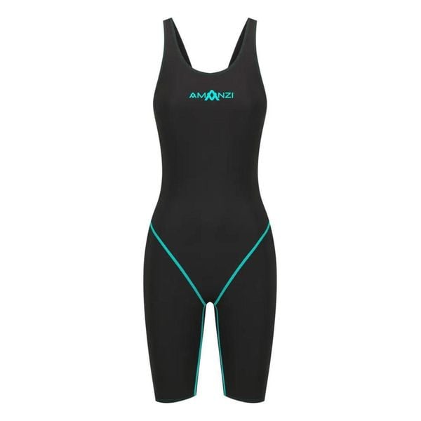 Amanzi Acceler8 Rize Podkolanówki - Jet / Mięta - Rozmiar 26. Czarne skarpetki AMANZI, bez wzorów. Za 2 203,52 zł.