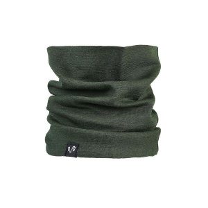 Komin Unisex (100% wełny 100% Merino ). Zielone szaliki WOOLONA, bez wzorów, z wełny. W wyprzedaży za 99,00 zł.