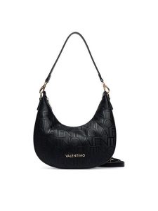 Valentino Torebka Gynevra Re VBSA6807 Czarny. Czarne torebki klasyczne Valentino, bez wzorów, ze skóry, bez dodatków. Za 639,99 zł.