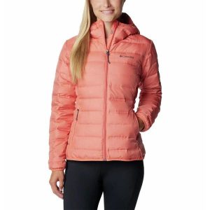 Kurtka Turystyczna Puchowa Damska Columbia Lake 22 Down Hooded Jacket. Czerwone kurtki Columbia, xs, bez wzorów, z puchu, bez kaptura. Za 489,00 zł.