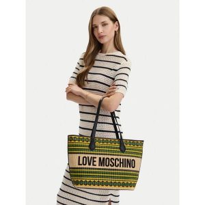 Torebka LOVE MOSCHINO. Shopper bag LOVE MOSCHINO, bez wzorów, bez dodatków. Za 763,99 zł.