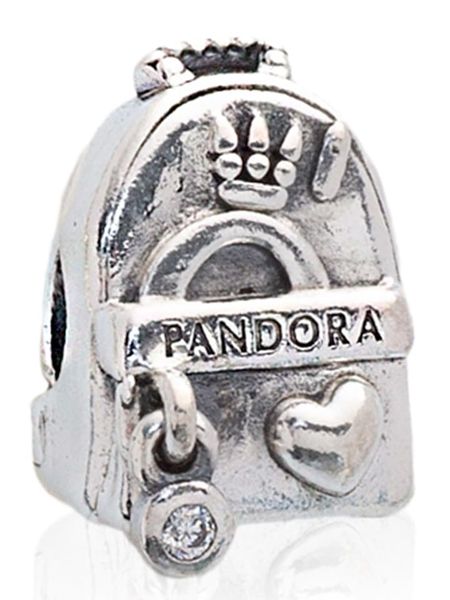 Pandora Srebrny charms z cyrkonią rozmiar: onesize. Szare zawieszki Pandora, z cyrkonią, srebrne. Za 192,33 zł.