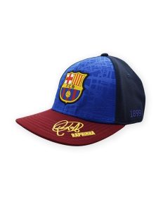 Czapka z daszkiem FC Barcelona Raphinha - oficjalna licencjonowana. Niebieskie czapki FC BARCELONA, bez wzorów, z bawełny. Za 109,00 zł.
