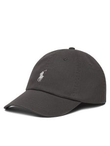 Polo Ralph Lauren Czapka z daszkiem 211912843055 Czarny. Czarne czapki Polo Ralph Lauren, bez wzorów, z bawełny. Za 149,99 zł.