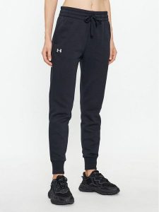 Under Armour Spodnie dresowe Ua Rival Fleece Jogger 1379438 Czarny Loose Fit. Czarne spodnie dresowe Under Armour, m, bez wzorów, z bawełny. Za 139,99 zł.