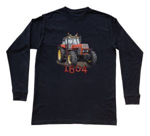 Ursus 1604 — bluzka z długim rękawem (Rozmiar: 3 - 4 lata; Kolor koszulki: czarny; Rodzaj nadruku: Ursus 1604). Czarne bluzki nikiniki, s, bez wzorów, z bawełny, bez kołnierzyka, bez ramiączek. Za 79,00 zł.