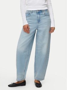 Vero Moda Jeansy Billie 10330900 Niebieski Barrel Fit. Niebieskie jeansy Vero Moda, bez wzorów, z bawełny. Za 229,99 zł.