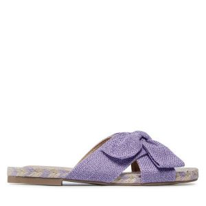 Espadryle Jenny Fairy. Fioletowe espadryle Jenny Fairy, bez wzorów, bez obcasa. Za 43,99 zł.