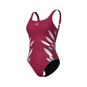 Strój kąpielowy damski modelujący jednoczęściowy Arena Bodylift. Czerwone stroje jednoczęściowe Arena, bez wzorów. Za 279,99 zł.