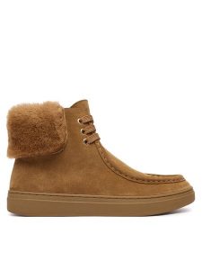 BOSS Śniegowce Kieran 50573864 Brązowy. Brązowe buty zimowe Boss, ze skóry, bez obcasa, bez zapięcia. Za 999,99 zł.
