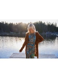 Aniston Kardigan w kolorze jasnobrązowym rozmiar: 34. Brązowe kardigany Aniston, bez wzorów, bez ramiączek. Za 65,99 zł.