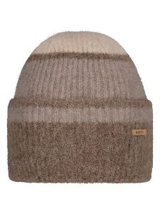 Barts Czapka "Ounaa" w kolorze jasnobrązowo-beżowym rozmiar: onesize. Brązowe czapki Barts, bez wzorów, z wełny. Za 100,99 zł.